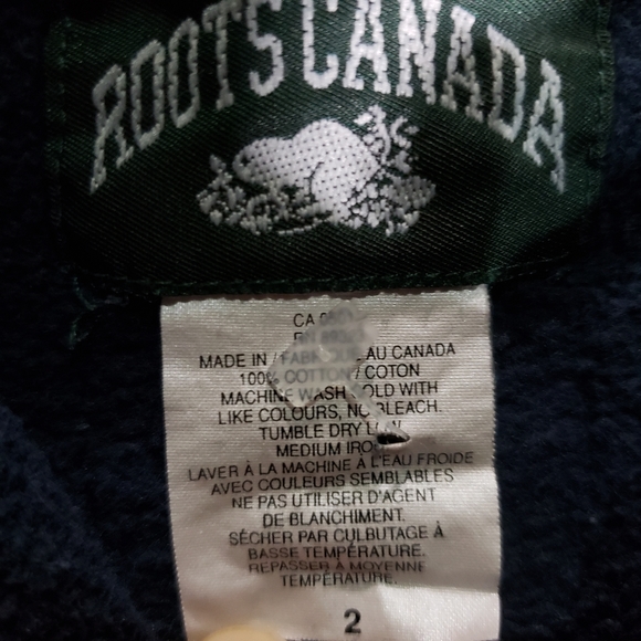 Vintage Roots Toddler half zip sweater in Navy - Picture 3 of 3